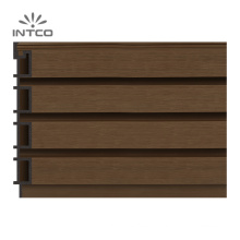 Intco New Arrival Teak Wood Flooring Wood Plastic Composite 3D Garden Flooring Embossed  PE Easy Install Outdoor Deck